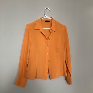 🍂🍁 Vintage Orange Blouse! 🍂🍁